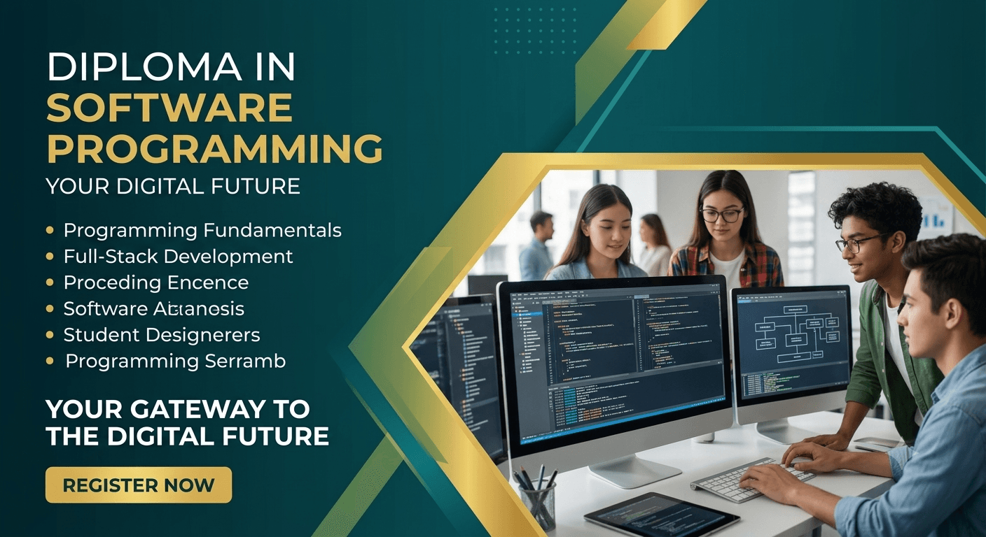 Diploma in Software Programming course at Exatech with hands-on coding training